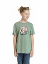 Meatfly Meatfly otroška majica Dino Olive | Zelena