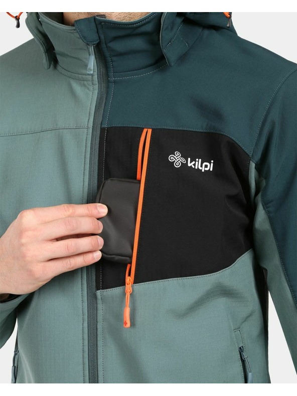 Kilpi Moška softshell jakna Kilpi ONTAVIO-M Kaki