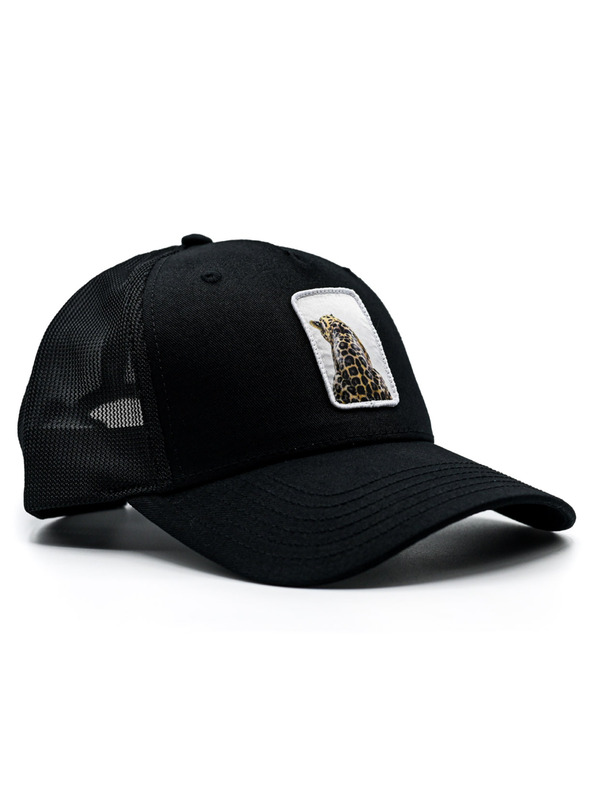 Be52 Be52 Leopard kšiltovka premium črna