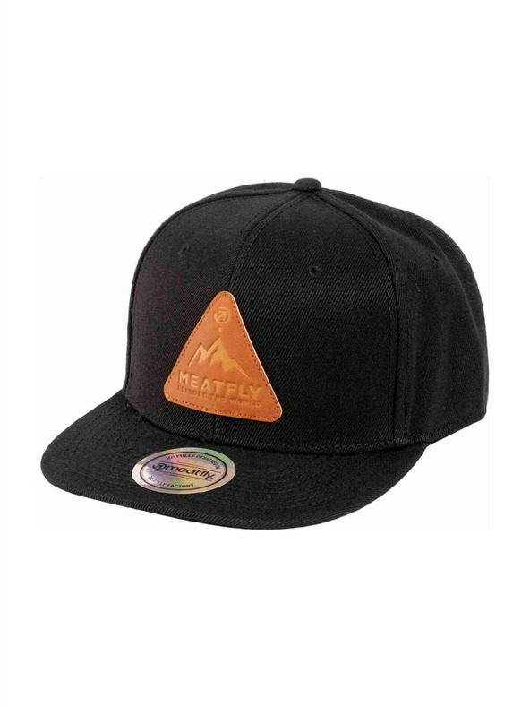 Meatfly Meatfly kšiltovka Hornet Snapback Črna Peak | Črna |
