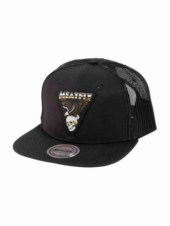 Meatfly Meatfly kšiltovka Thunderbolt Trucker Črna Eagle | Črna |