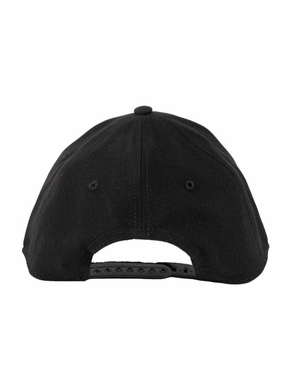Meatfly Meatfly kšiltovka Creeper 6 Panel Snapback Black / White Logo | Črna | Velikost