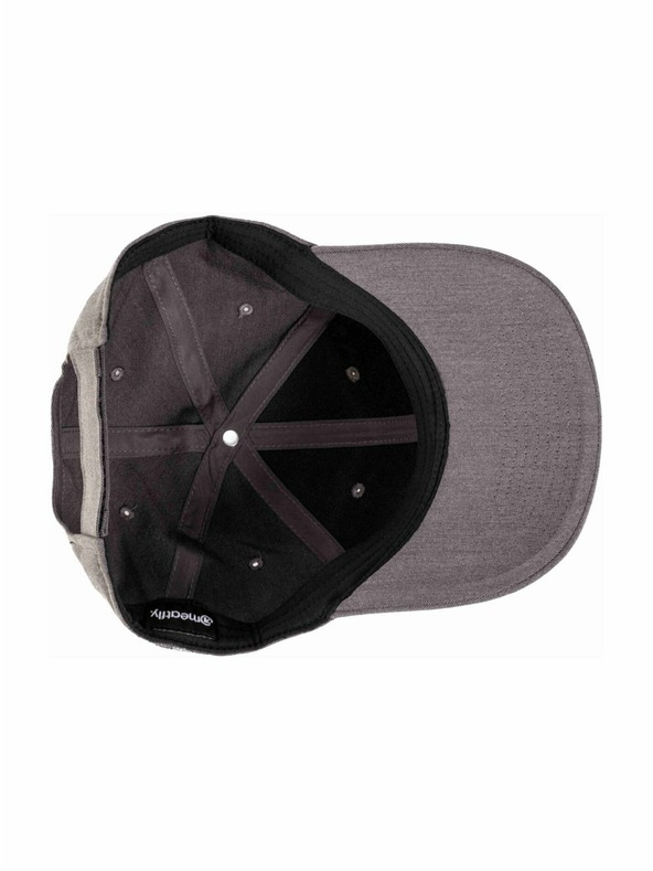 Meatfly Meatfly kšiltovka Ethan Flexfit Grey Peak | Siva |