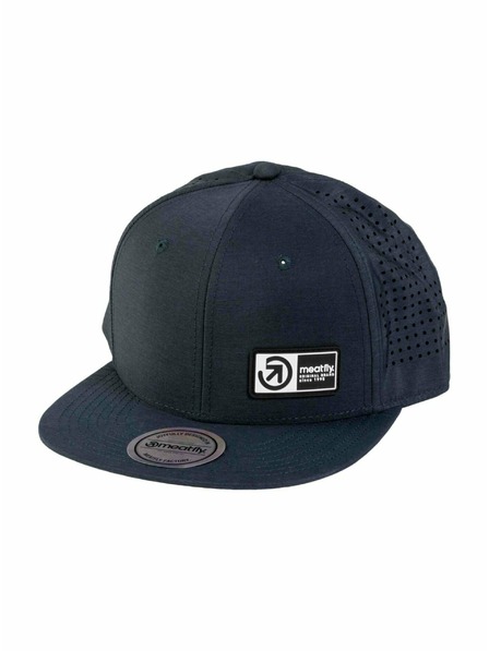 Meatfly Meatfly kšiltovka Nylan Perfor Snapback Petrol Brand | Modra |