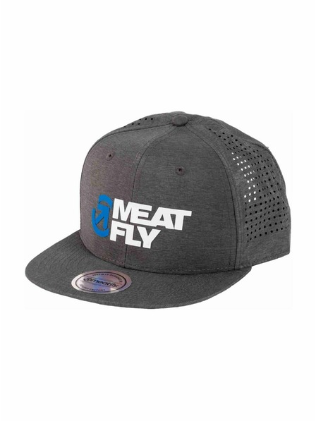 Meatfly Meatfly kšiltovka Keery Perfor Snapback Grey / White Revital | Siva | Velikost