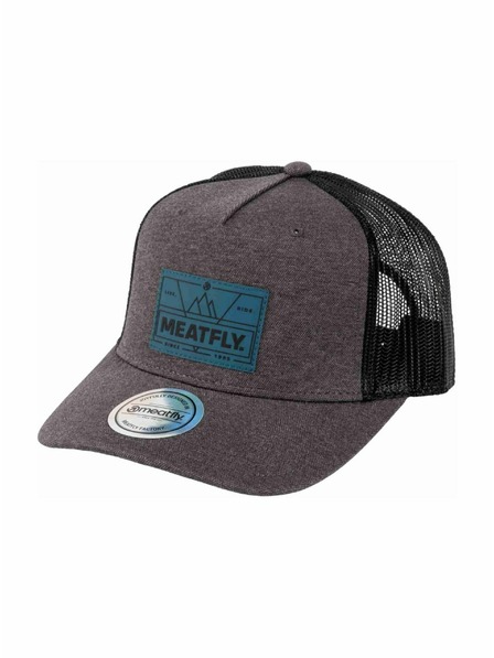 Meatfly Meatfly kšiltovka Corey Trucker Grey Live | Siva |