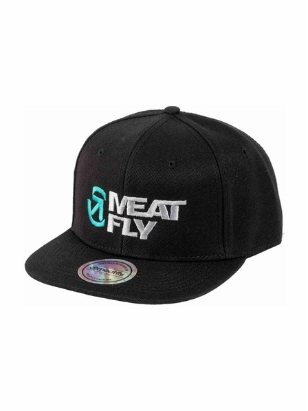 Meatfly Meatfly kšiltovka Ness Snapback Black / Grey Revital | Črna | Velikost