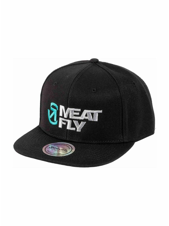 Meatfly Meatfly kšiltovka Ness Snapback Black / Grey Revital | Črna | Velikost