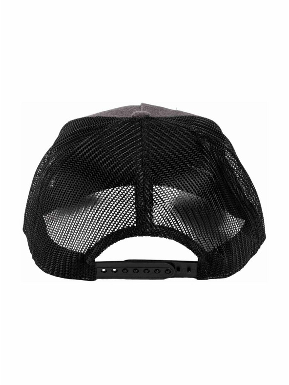 Meatfly Meatfly kšiltovka Horton Trucker Grey / White Logo | Črna | Velikost