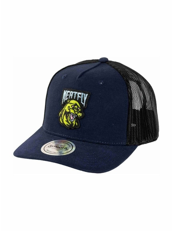 Meatfly Meatfly kšiltovka Hawkye Trucker Navy Blue Panther | Modra |