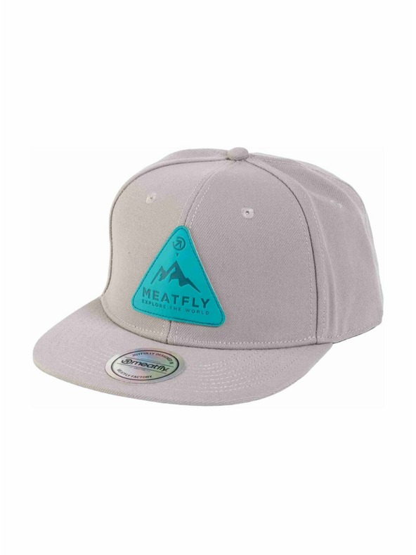 Meatfly Meatfly kšiltovka Hornet Snapback Grey Peak | Siva |