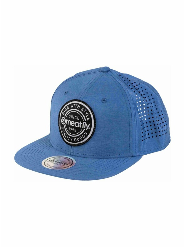 Meatfly Meatfly kapa Nylan Perfor Snapback Blue Label | Črna |