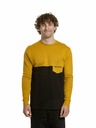 Meatfly Meatfly moška majica z dolgimi rokavi Harvey Mustard / Black