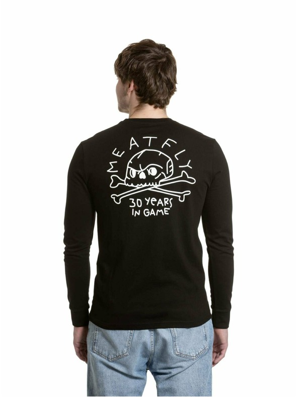 Meatfly Meatfly moška majica z dolgimi rokavi Judgement 30 Black