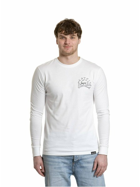 Meatfly Meatfly moška majica z dolgimi rokavi Judgement 30 White