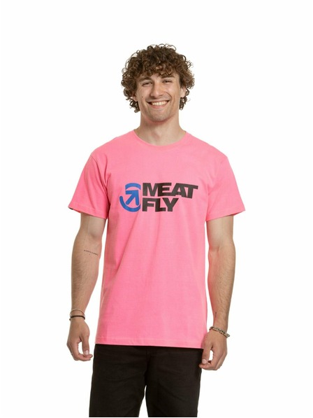 Meatfly Meatfly moška majica Revital Neon Pink