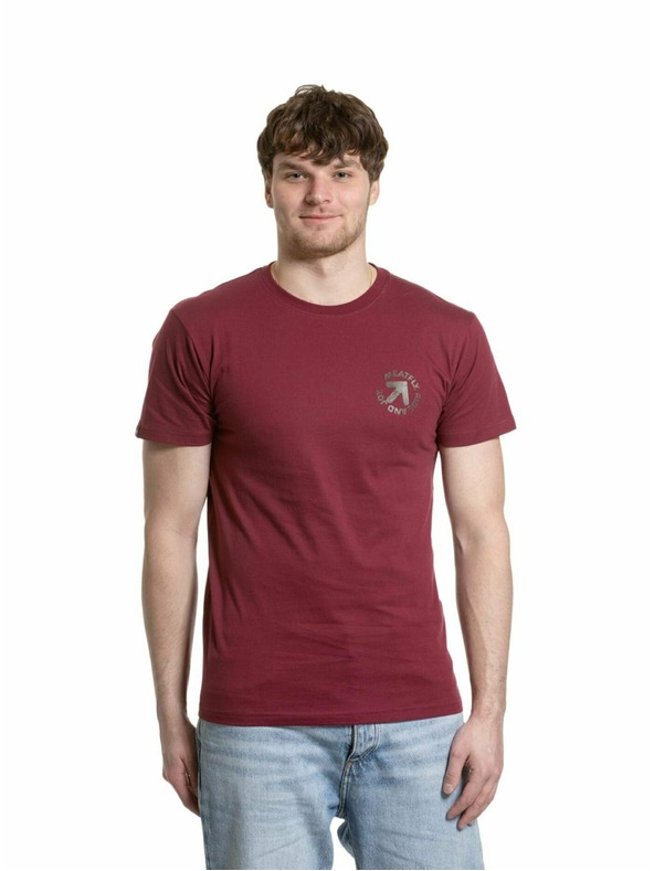 Meatfly Meatfly moška majica Arrow Dark Wine | Rdeča