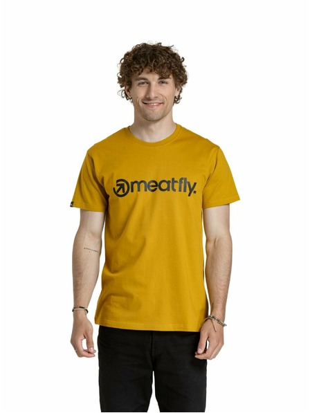 Meatfly Meatfly moška majica MF Logo Mustard