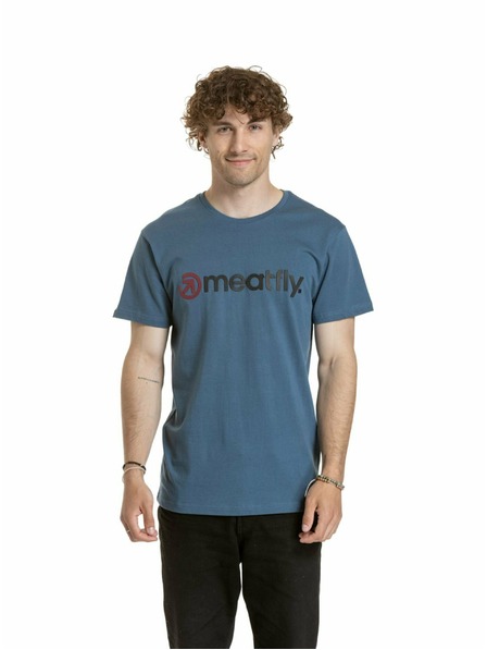 Meatfly Meatfly moška majica Joe Temno siva | Siva