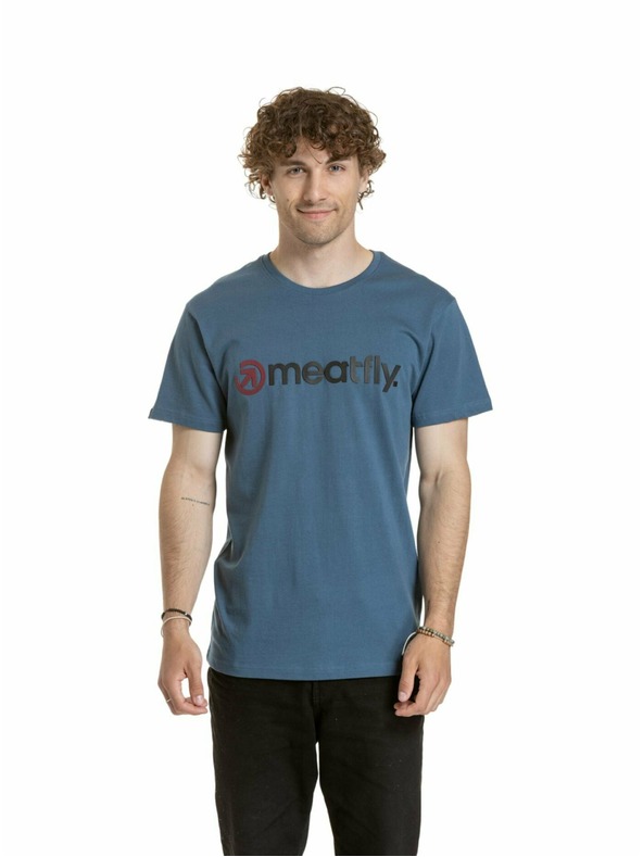 Meatfly Meatfly moška majica Joe Temno siva | Siva