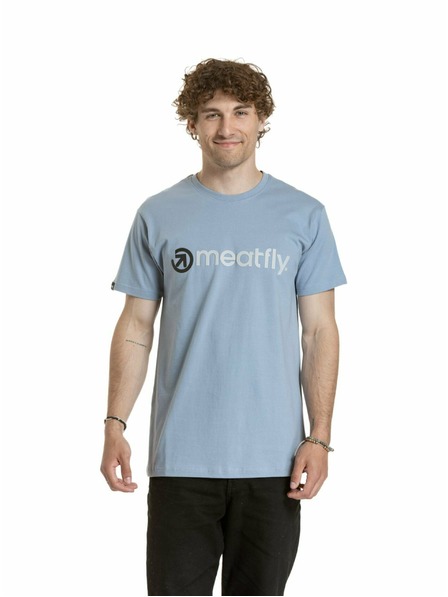 Meatfly Meatfly moška majica Joe Stonewash | Siva