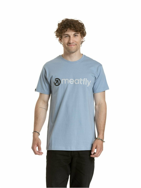 Meatfly Meatfly moška majica Joe Stonewash | Siva