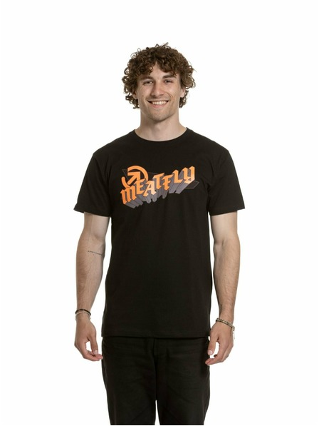 Meatfly Meatfly moška majica Matal Črna