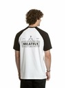 Meatfly Meatfly moška majica Ozzy Raglan Bela / Črna