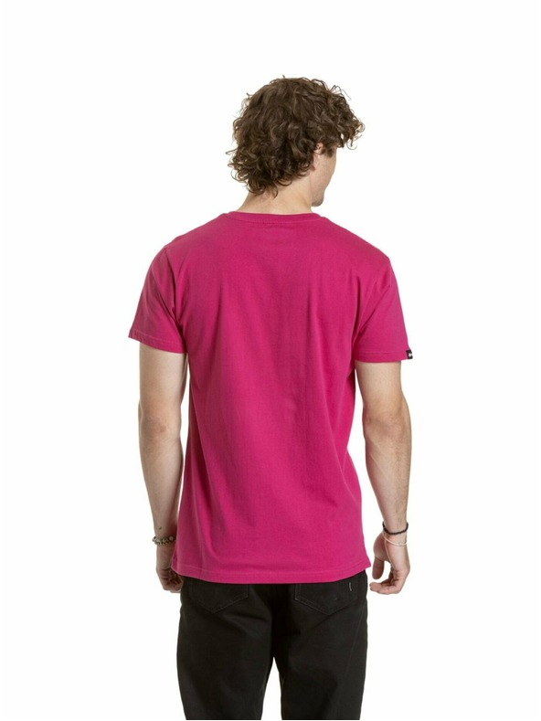 Meatfly Meatfly moška majica Prugasta Logo Temno vijolična