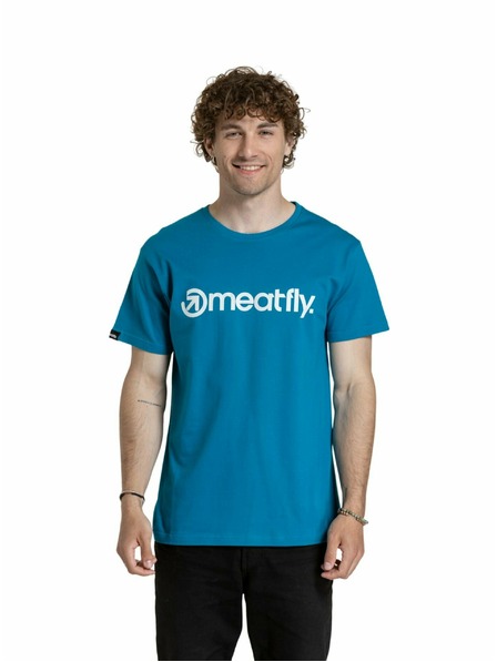 Meatfly Meatfly moška majica MF Logo Funky Blue
