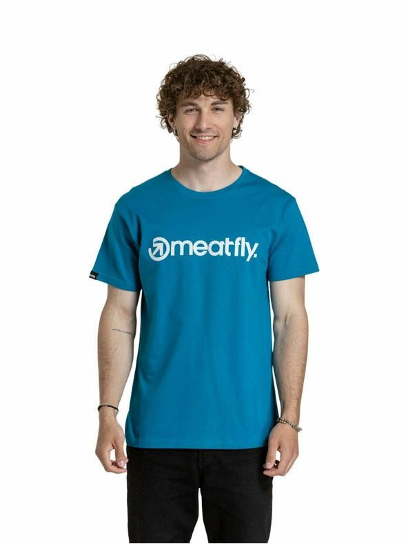Meatfly Meatfly moška majica MF Logo Funky Blue