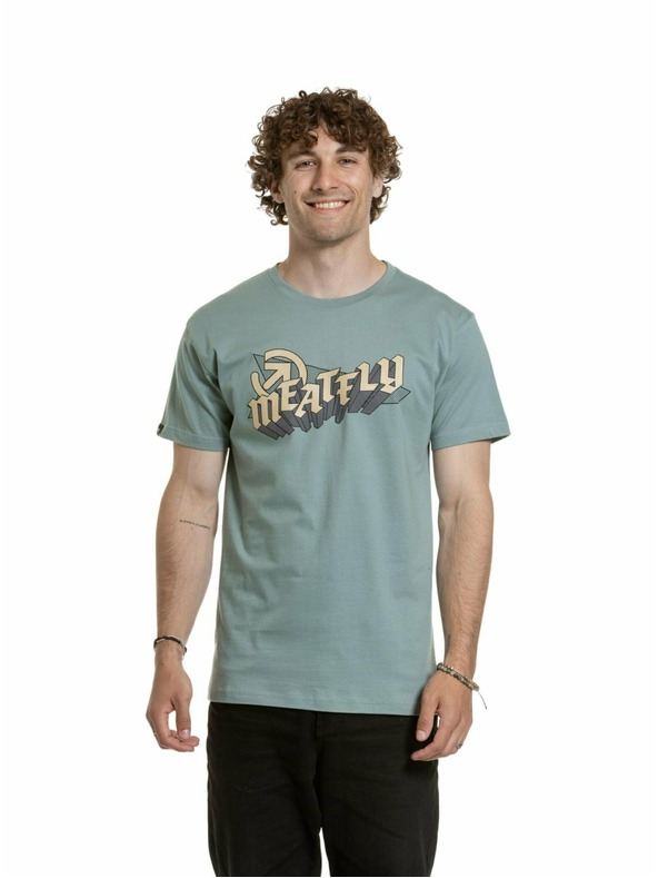 Meatfly Meatfly moška majica Matal Dusty Mint