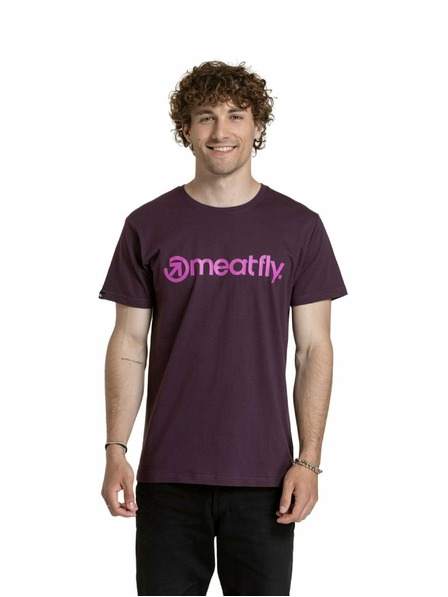 Meatfly Meatfly moška majica MF Logo Blackberry