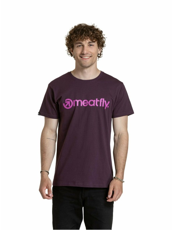 Meatfly Meatfly moška majica MF Logo Blackberry
