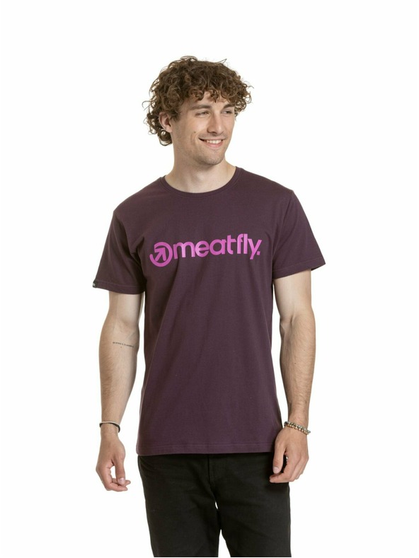Meatfly Meatfly moška majica MF Logo Blackberry