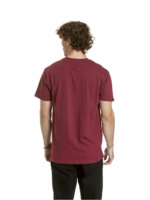 Meatfly Meatfly moška majica Joe Dark Wine | Rdeča