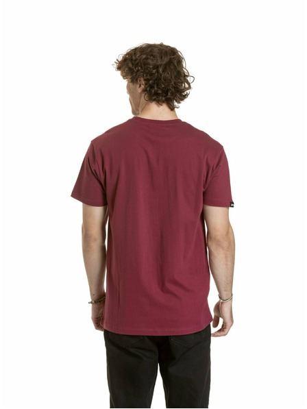 Meatfly Meatfly moška majica Joe Dark Wine | Rdeča