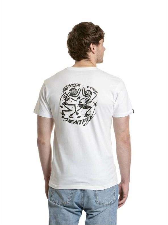 Meatfly Meatfly moška majica Keke Dance White