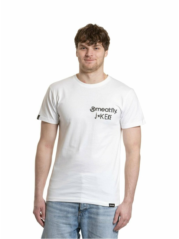 Meatfly Meatfly moška majica Keke Dance White
