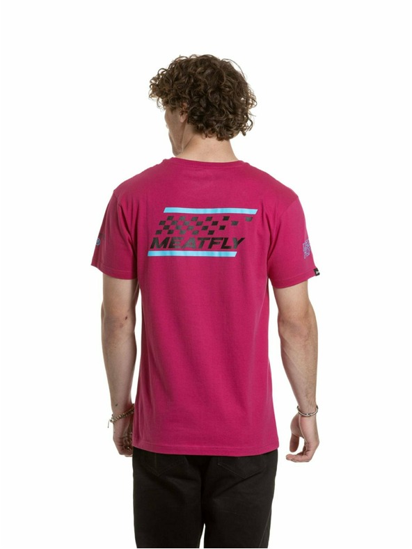 Meatfly Meatfly moška majica Furious Dark Violet