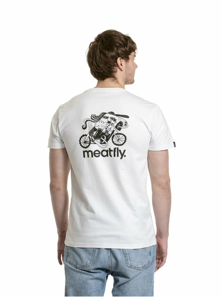 Meatfly Meatfly moška majica Keke Moto White