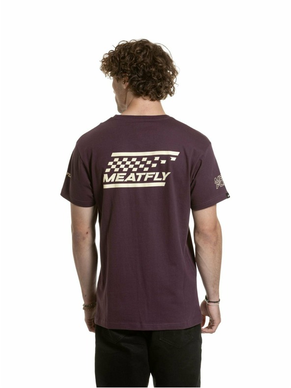 Meatfly Meatfly moška majica Furious Blackberry | Rdeča