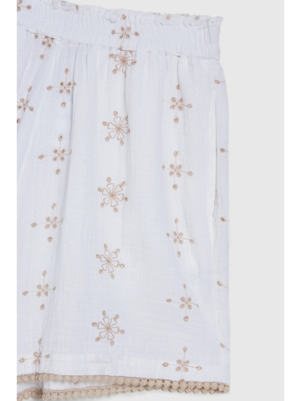 Moodo Ženske kratke hlače Moodo - bele