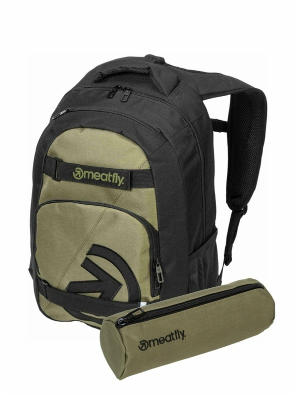 Meatfly Nahrbtnik Meatfly Exile Olivine 24 L + PERESNICA | Zelena | Prostornina 24 L