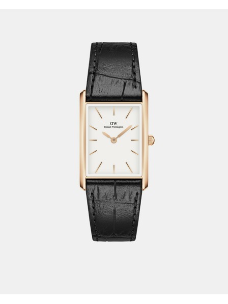 Daniel Wellington Ženske ure Daniel Wellington Bound Black Crocodile Rose Gold DW00100698