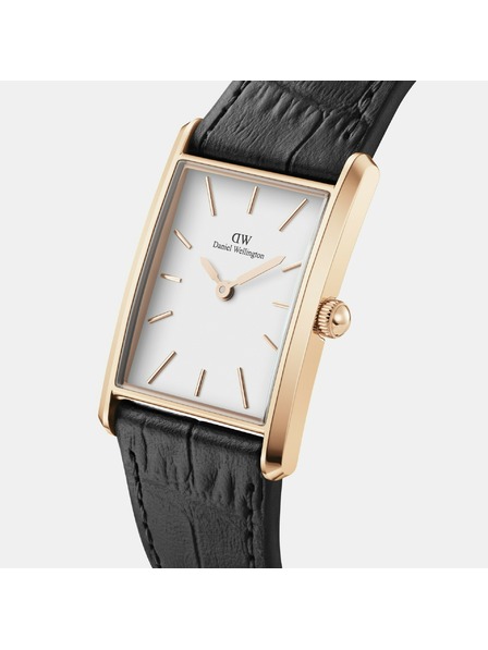 Daniel Wellington Ženske ure Daniel Wellington Bound Black Crocodile Rose Gold DW00100698