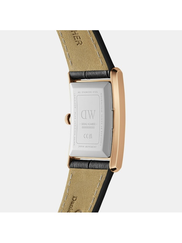 Daniel Wellington Ženske ure Daniel Wellington Bound Black Crocodile Rose Gold DW00100698