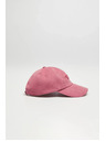 Moodo Roza bombažna kapa s šiltom