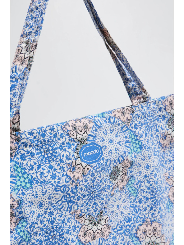 Moodo Svetlo modra bombažna torba
