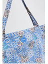 Moodo Svetlo modra bombažna torba